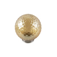 Stínidla, kryty, clony - LA 1008023 Skleněné stínidlo VARYT Diamant amber - BIG WHITE (SLV)