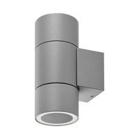 Nástěnná - IMPR 731232 Deko-Light venkovní nástěnné přisazené svítidlo Achernar Up and Down, 2x max. 35 W GU10, světlešedá - DEKOLIGHT