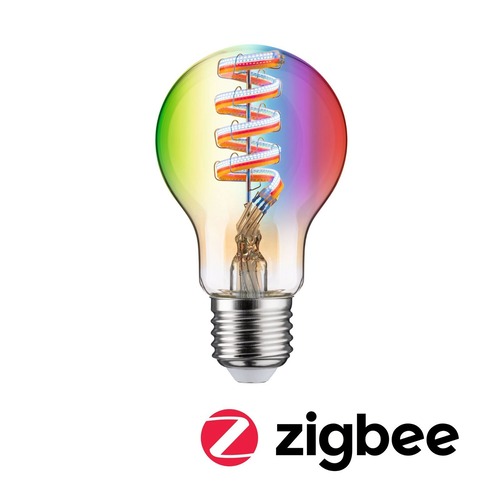 E27 - P 29156 Filament 230V Smart Home Zigbee 3.0 LED žárovka E27 6,3W RGBW+ stmívatelné zlatá - PAULMANN - foto 1