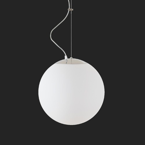 Nouzové osvětlení - OS ADR72091 ADRIA L3 HP závěsné skleněné svítidlo nerez leštěná / bílá IP40 3000 K 52W LED nouzové kombinované 3 h (původní kód OS 72091) - OSMONT - foto 1