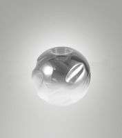 Stínidla, kryty, clony - FABAS 3848-51-379 Stínidlo Kit Luci Glass pro závěsnou základnu 8W šedá - FABAS