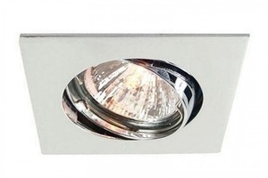 Hranatá - IMPR 449211 Zápustné svítidlo MR16 chrom čtvercové výklopné - LIGHT IMPRESSIONS