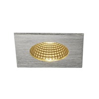 Hranatá - LA 114436 PATTA-I zápustná česaný hliník hranatá 230V/500mA LED 9W 38° 3000K - BIG WHITE (SLV)