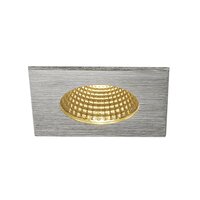 Hranatá - LA 114436 PATTA-I zápustná česaný hliník hranatá 230V/500mA LED 9W 38° 3000K - BIG WHITE (SLV)