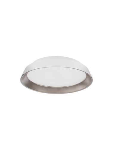 Kruhová - NV 9081260 Stropní svítidlo VELA bílá zvenku kávová hnědá uvnitř hliník a akryl LED 30W 230V CRI 80 3000K IP20 stmívatelné - NOVA LUCE - foto 1