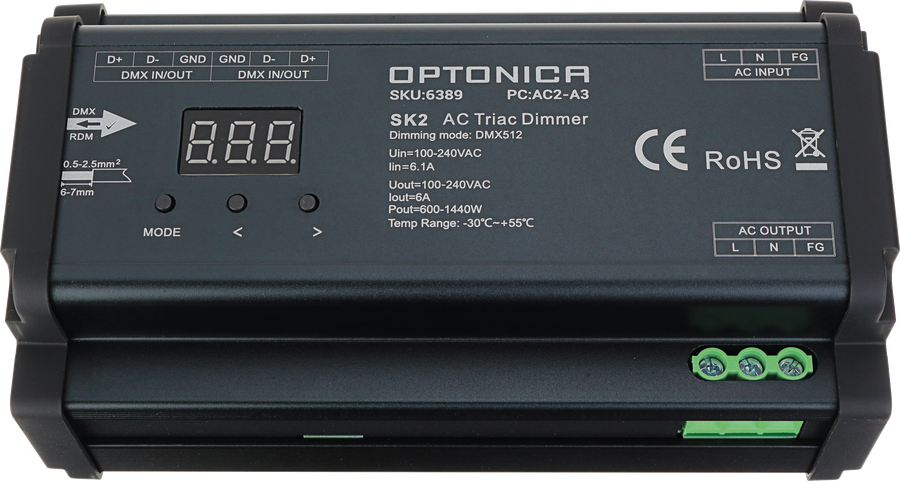 Stmívače a regulátory LED - Triac Dimmer AC100-240V - foto 1