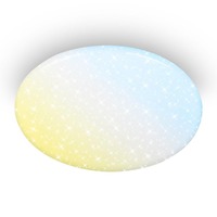 Kruhová - BRILO 3874016 BRILONER Verb stropní svítidlo pr.56 cm - 72W, 8000lm, LED, stmívatelné, dálkový ovladač, CCT, bílé 3874016