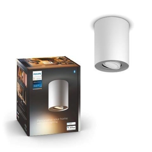 SmartHome Paul Neuhaus - PH 8719514338500 Hue White Ambiance Stropní bodové svítidlo Philips Pillar BT 8719514338500 LED GU10 1x5W 350lm 2200-6500K 230V, bílé s Bluetooth - PHILIPS (929003046801) - foto 1