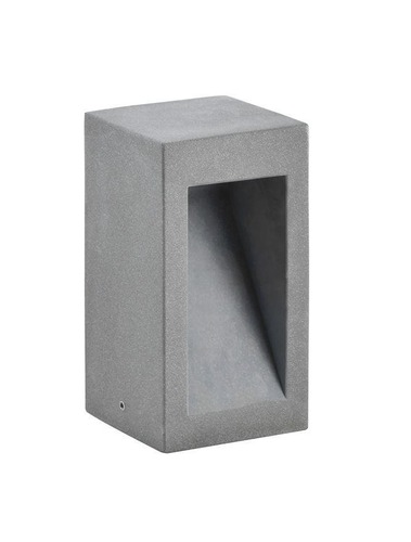 Sloupková - NV 9540207 Venkovní sloupkové svítidlo BARCO šedý beton skleněný difuzor LED 6W 3000K 120-230V IP65 - NOVA LUCE - foto 1