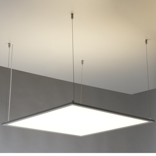 LED panely - FAN LED-PANEL-60X60-BIS LED panel bílá akrylát / hliník 2 x 40 W 4000 lm 4000 K 59,5 x 59,5 x 0,9 cm - FANEUROPE - foto 1