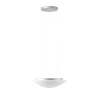 Kruhová - OS AUR71385 AURA LE5 závěsné skleněné svítidlo stříbrná / bílá IP40 3000/4000 K 34W LED - OSMONT