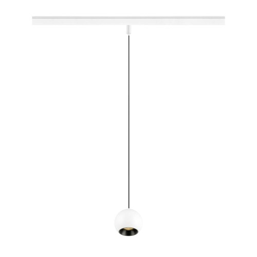 Lištové Magnetic SLV - LA 1010463 LIGHT EYE® 2.0 48V závěsné svítidlo, DALI, délka závěsu 200 cm, 3000K, 30°, bílá / černá - BIG WHITE (SLV) - foto 1