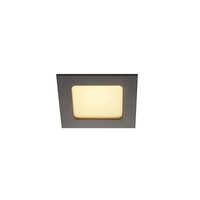 Hranatá - LA 112720 FRAME BASIC, sada LED, downlight, černé matné, 6 W, 3000K, včetně ovladače - BIG WHITE (SLV)