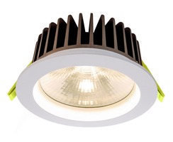 Kruhová - IMPR 565180 Stropní zápustné svítidlo COB 130 bílá 18W LED 3000K 1514lm - LIGHT IMPRESSIONS