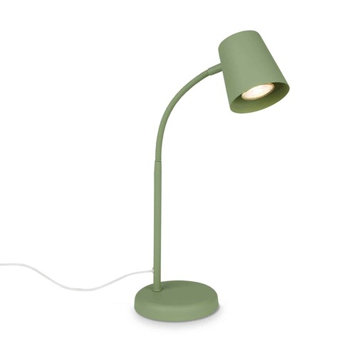 Stolní lampy pracovní - BRILO 7476019 Stolní lampa, 38,5 cm, 1x GU10, max. 9W, limetkově zelená - BRILO - foto 1