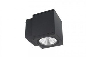 Nástěnná - IMPR 731203 Deko-Light nástěnné přisazené svítidlo - ShoreLine Pro hranaté, 12 W, DIM, 3000/4000 K, tmavěšedá