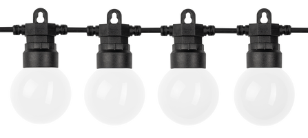 LED venkovní světla - Venkovní solární String Lights - Milky - G50 10M 20pcs