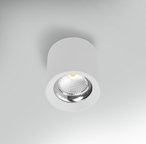 Downlight - CEN RNDBI-1511030 Stropní svítidlo LED RONDO bílé pr.130x155mm 25W 230V 3000K 45d IP20 - CENTURY - foto 1