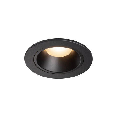 Kruhová - LA 1003775 NUMINOS® DL S vnitřní LED zápustné stropní svítidlo černá/černá 2700 K 55° včetně listových pružin - BIG WHITE (SLV) - foto 1