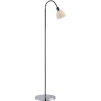 Stojací lampy - NOR 63214033 Stojací lampa Ray 1x40W E14 chrom opál - NORDLUX
