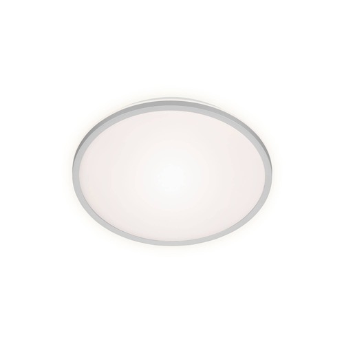 Kruhová - BRILO 3046-014 LED stropní svítidlo pr. 28 cm 15W 1500lm stříbrná - BRILO - foto 1