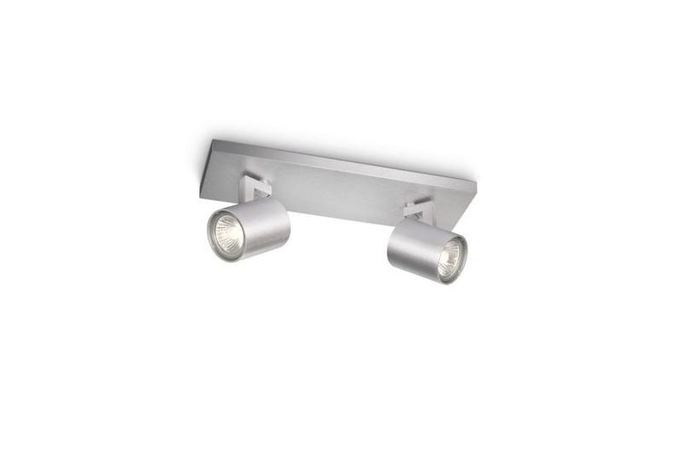 Bodová - PH 53092/48/12 Bodové svítidlo Philips Runner 53092/48/12 matný chrom 2x max.50W - PHILIPS (915004329001) - foto 1