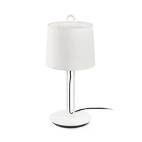 Stolní lampy dekorační - FARO 24034-04 MONTREAL bílá stolní lampa - FARO