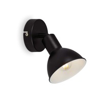 Bodová - BRILO 2674-015 Bodové svítidlo pr. 9 cm 1x E14 max. 25W černá - BRILO