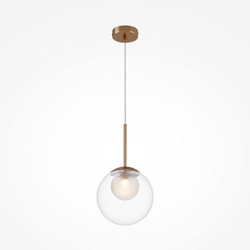 Koule - M MOD521PL-01G3 Závěsné svítidlo Basic form G9 20W zlatá kov/průhledné sklo - MAYTONI - foto 1