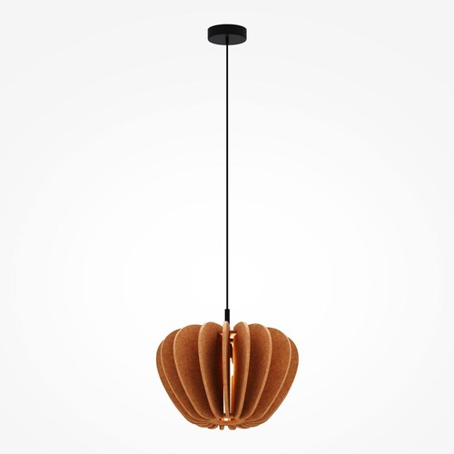 Dekorativní - M MOD398PL-01BR Závěsné svítidlo Cambio E27 60W černá/hnědá hliník - MAYTONI - foto 1