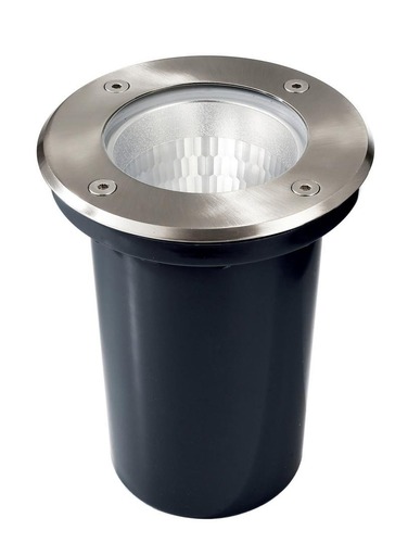 Zapuštěná - IMPR 730476 Deko-Light zemní svítidlo Phakt kulaté 220V E27 9W stříbrná - foto 1