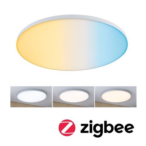 Kruhová - P 79896 LED Panel Smart Home Zigbee Velora kruhové 600mm měnitelná bílá bílá stmívatelné - PAULMANN - foto 1