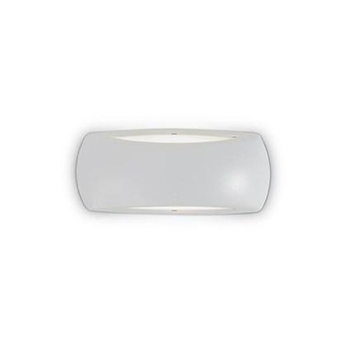 Nástěnná - ILUX 123745 Venkovní nástěnné svítidlo Ideal Lux Francy-1 AP1 bianco 123745 bílé - IDEALLUX - foto 1