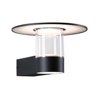 Nástěnná - P 94834 LED venkovní nástěnné svítidlo Sienna pohybové čidlo HF senzor IP44 212mm 3000K 9 / 1x3W 230V antracit hliník - PAULMANN