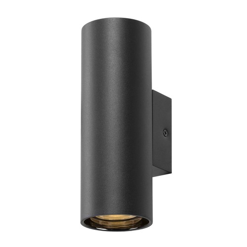 Bodová - LA 1006443 ASTO TUBE nástěnné přisazené svítidlo, válcové, max. 2x 10 W, černé - BIG WHITE (SLV) - foto 1