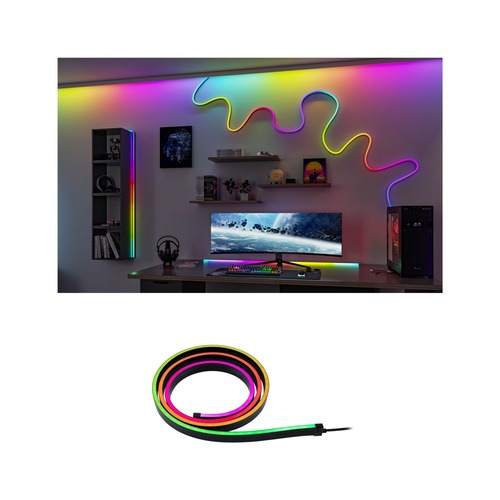 Dekorační - P 79555 EntertainLED LED hadice Black Neon 1,5m 3W 84 LEDs/m RGB+ - PAULMANN - foto 1