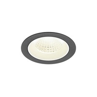Kruhová - LA 1009638 NUMINOS® M Stropní vestavné svítidlo, 4000 K, 55°, IP20, kulaté, černé / bílé - BIG WHITE (SLV)