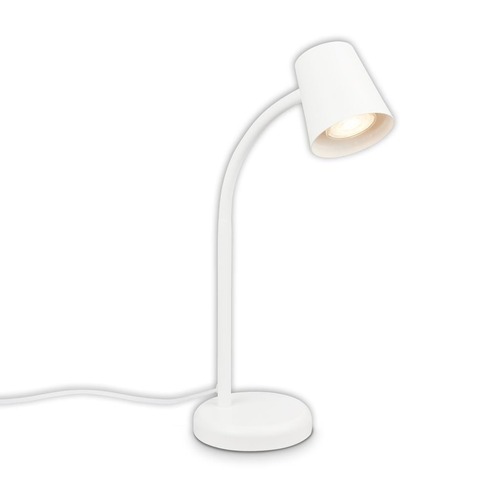 Stolní lampy pracovní - BRILO 7476016 Stolní lampa, 38,5 cm, 1x GU10, max. 9W, bílé - BRILO - foto 1