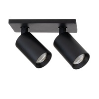Hranatá - SLC SLC1366 Vestavné stropní LED svítidlo Art 2x10 W 220-240 V 2700 K stmívatelné 36° Ra90 černé - TLG