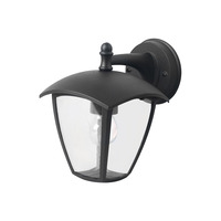 LED zahradní světla - Nástěnné svítidlo Matt Black 1xE27