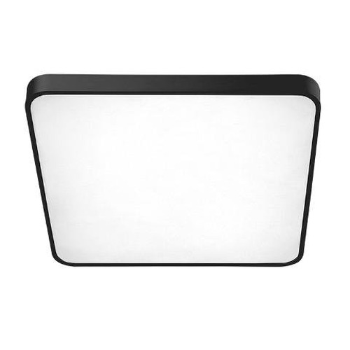 Hranatá - AZZ AZ2759 LED Stropní přisazené svítidlo Azzardo Quadro 50 LED CCT black AZ2759 60W 5600lm 3000K-6500K IP20 černé stmívatelné s dálkovým ovladačem - AZZARDO - foto 1