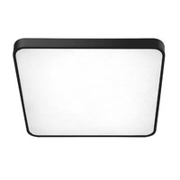 Hranatá - AZZ AZ2759 LED Stropní přisazené svítidlo Azzardo Quadro 50 LED CCT black AZ2759 60W 5600lm 3000K-6500K IP20 černé stmívatelné s dálkovým ovladačem - AZZARDO