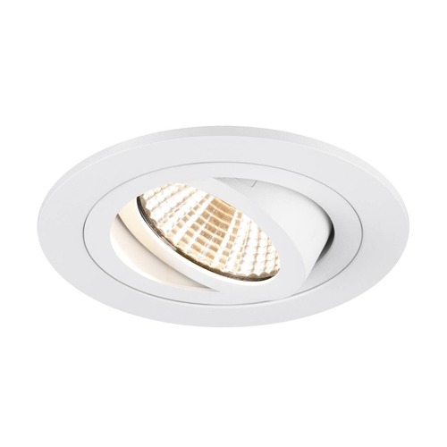 Kruhová - LA 1007401 NEW TRIA® 75 stropní vestavné svítidlo, 2700K, 38°, IP 20, kulaté, bílá - BIG WHITE (SLV) - foto 1