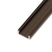 Přisazené profily - LED profil N8B - nástěnný bronzový