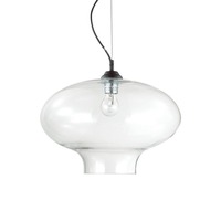 Koule - ILUX 120898 Závěsné svítidlo Ideal Lux Bistro' SP1 round transparente 120898 čiré 40cm   - IDEALLUX