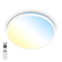 Kruhová - BRILO 3821016 Pulup LED stropní svítidlo, stmívatelné, dálkový ovladač, CCT, bílé - BRILO