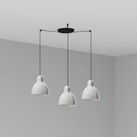 Kónická - FARO 64255-124-3L VENICE 200 závěsné svítidlo 3x žárovka, bílá - FARO
