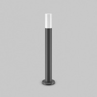 Sloupková - M O418FL-01GR1 Venkovní sloupkové svítidlo Willis E27 60W IP54 tmavě šedé kov průhledný difuzor - MAYTONI