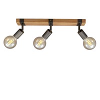 Bodová - BRILO 2900-031 Bodové svítidlo 48 cm 3x E27 25W šedá - BRILO