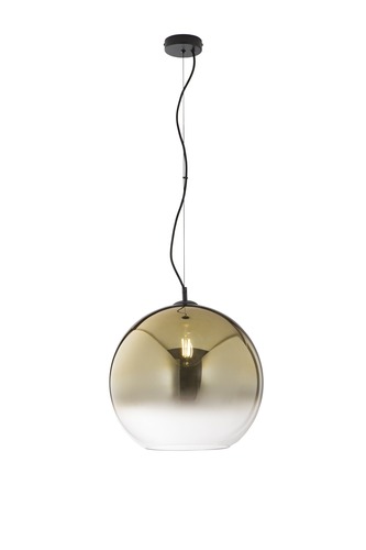 Dekorativní - FAN I-MARTE-S40 ORO Závěsné svítidlo Marte (zlaté sklo) 1 x E27, 40 x 160.2 cm - FANEUROPE - foto 1